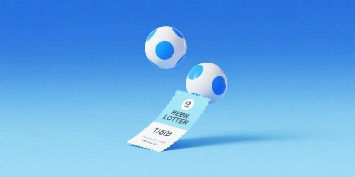 开奖公告与号码校对插画